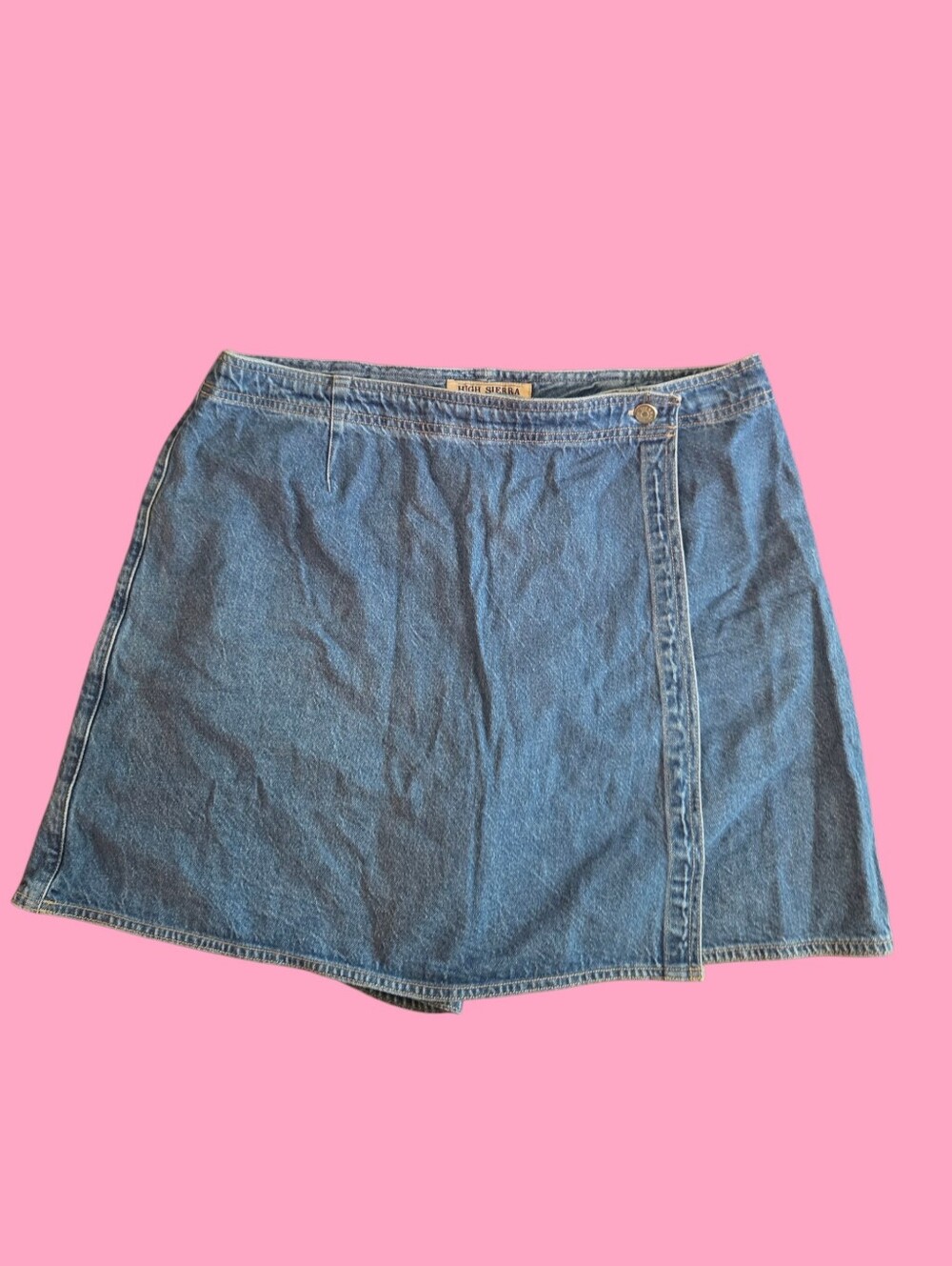 High Sierra Light Blue Denim Skort